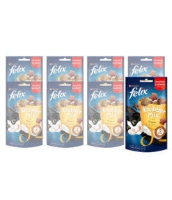 PURINA Felix® Katzensnack KnabberMix Original, 8 X 60 G