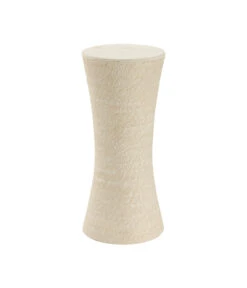 Dehner Keramik-Pflanzsäule Rustika, Creme, Ca. Ø24/H55 Cm