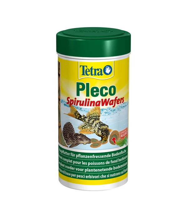 Tetra Pleco SpirulinaWafers, 250ml 3 Tetra Pleco SpirulinaWafers, 250ml