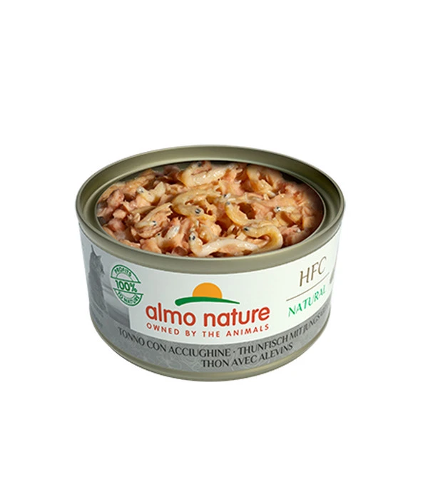 Almo Nature Nassfutter Für Katzen HFC Natural, Thunfisch & Jungsardinen, 24 X 70 G 4 Almo Nature Nassfutter Für Katzen HFC Natural, Thunfisch & Jungsardinen, 24 X 70 G – Bild 2