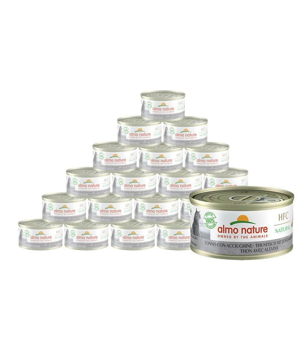 Almo Nature Nassfutter Für Katzen HFC Natural, Thunfisch & Jungsardinen, 24 X 70 G 3 Almo Nature Nassfutter Für Katzen HFC Natural, Thunfisch & Jungsardinen, 24 X 70 G