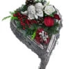Grabgesteck, Herzförmig, Rot, Ca. B30/H25/T20 Cm -Eleganter Garten 6124168 WE FS 001 RebenherzEngel30cmWIAllerheiligen2023