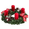 Adventskranz, Rot, Ca. Ø30/H14 Cm 2 Adventskranz, Rot, Ca. Ø30/H14 Cm -Eleganter Garten 6270995 WE FS 001 AdventskranzRotAdvent2022