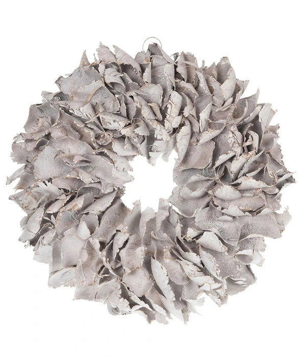 Dehner Kranz Palm Petal Whitewash, Ca. Ø40 Cm 3 Dehner Kranz Palm Petal Whitewash, Ca. Ø40 Cm