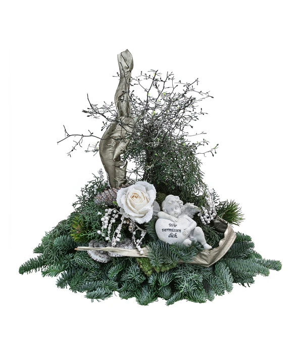 Grabgesteck Stille, Ca. B60/H55/T45 Cm 3 Grabgesteck Stille, Ca. B60/H55/T45 Cm