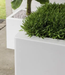 Fleur Ami Kunststoff-Topf New Tribeca, Quadratisch, Weiß -Eleganter Garten 6600035 WE DE 002 fleuramiKunststoffTopfTribecaBlockquadratisch