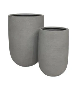 Fleur Ami Kunststoff-Topf Tribeca Shape Natural Raw, Konisch -Eleganter Garten 6600290 WE DE 001 fleuramiKunststoffTopfTribecaShapeNaturalrawrund