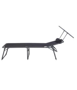 Siena Garden Campingliege Premium, Anthrazit, Ca. B69/H43/T200 Cm -Eleganter Garten 6603047 WE FS 004 SienaGardenCampingliegePremiumAnthrazit