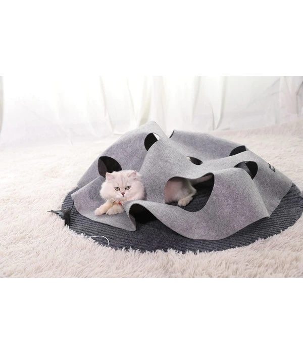 CHIARA® Katzenspielzeug Kratzteppich CatMoon, Ca. Ø112 Cm 6 CHIARA® Katzenspielzeug Kratzteppich CatMoon, Ca. Ø112 Cm – Bild 4