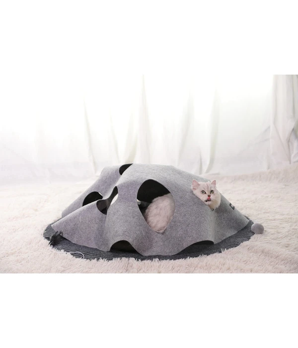 CHIARA® Katzenspielzeug Kratzteppich CatMoon, Ca. Ø112 Cm 7 CHIARA® Katzenspielzeug Kratzteppich CatMoon, Ca. Ø112 Cm – Bild 5