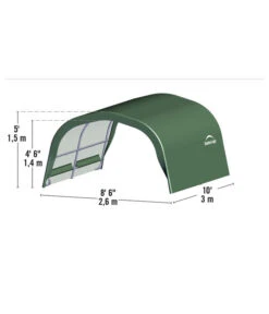 Shelter Logic Weidezelt Run-In, Ca. B260/H150/T300 Cm -Eleganter Garten 6610414 WE DE 001 50NorthWeidezelt