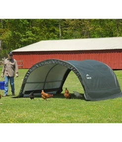 Shelter Logic Weidezelt Run-In, Ca. B260/H150/T300 Cm -Eleganter Garten 6610414 WE MO 002 50NorthWeidezelt