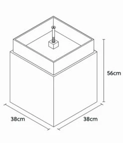 Climaqua Naturschiefer-Gartenbrunnen Vida Mit LED-Beleuchtung 9 Climaqua Naturschiefer-Gartenbrunnen Vida Mit LED-Beleuchtung -Eleganter Garten 6646202 WE BG 001 ClimaquaGartenbrunnenVida40Rusty