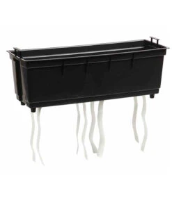 Siena Garden Kunststoff-Kasten Loire, Eckig, Grau, Ca. B56/H36,5/T19 Cm -Eleganter Garten 6655500 WE DE 001 PflanzgefaessCraonGraphit