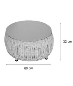 Dehner Lounge Bari, 2-teilig -Eleganter Garten 6657381 WE BG 002 DehnerLoungeBari