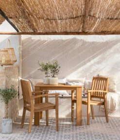 Dehner Teaktisch Havanna, Ca. B90/H75/T90 Cm -Eleganter Garten 6657415 WE MO 001 GruppeHavanna