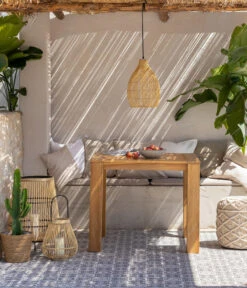 Dehner Teaktisch Havanna, Ca. B90/H75/T90 Cm -Eleganter Garten 6657415 WE MO 001 TischHavanna