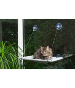 Karlie Hängekorb Window Lounger, Grau, Ca. B31/H51,5/T2,5 Cm -Eleganter Garten 6660492 WE MO 002 KarlieKZbhWindowLoungerGrau