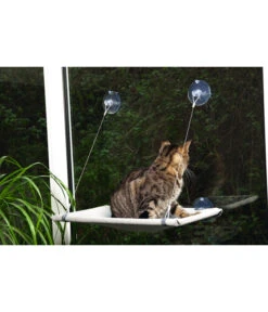 Karlie Hängekorb Window Lounger, Grau, Ca. B31/H51,5/T2,5 Cm -Eleganter Garten 6660492 WE MO 003 KarlieKZbhWindowLoungerGrau