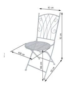 Dehner Klappstuhl Luca -Eleganter Garten 6666010 WE BG 001 StuhlLuca