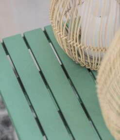 Dehner Klapphocker Stavanger, Ca. B45/H45/T42,6 Cm -Eleganter Garten 6666507 WE DE 001 KlapphockerStavangerGruen