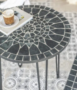 Dehner Mosaiktisch Madeleine, Ca. Ø60/H60 Cm -Eleganter Garten 6666531 WE DE 001 DehnerMosaiktischMadeleineD60cm