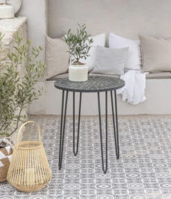 Dehner Mosaiktisch Madeleine, Ca. Ø60/H60 Cm -Eleganter Garten 6666531 WE MO 002 DehnerMosaiktischMadeleineD60cm