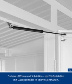 Hörmann Berry-Gerätehaus Classic-S Typ 1, Ca. B258,8/H216/T121,3 Cm 17 Hörmann Berry-Gerätehaus Classic-S Typ 1, Ca. B258,8/H216/T121,3 Cm -Eleganter Garten 6668297 WE DE 002 HoermannMetallgeraetehaus