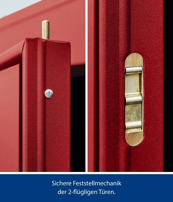 Hörmann Berry-Gerätehaus Classic-S Typ 1, Ca. B258,8/H216/T121,3 Cm 11 Hörmann Berry-Gerätehaus Classic-S Typ 1, Ca. B258,8/H216/T121,3 Cm – Bild 9