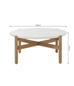 Dehner Tisch Portofino, Ca. Ø80/H37,8 Cm 9 Dehner Tisch Portofino, Ca. Ø80/H37,8 Cm -Eleganter Garten 6670681 WE BG 001 DehnerTischPortofinoGross