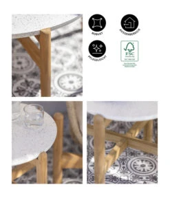 Dehner Tisch Portofino, Ca. Ø80/H37,8 Cm 8 Dehner Tisch Portofino, Ca. Ø80/H37,8 Cm -Eleganter Garten 6670699 WE IG 001 DehnerTischPortofino 1