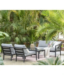 Dehner Alu-Lounge New York, 4-teilig 18 Dehner Alu-Lounge New York, 4-teilig -Eleganter Garten 6670954 WE MO 001 DehnerAluLoungeNewYork