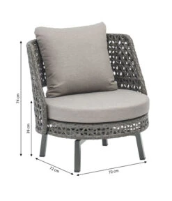 Dehner Balkonset Nizza, 3-teilig -Eleganter Garten 6670962 WE BG 001 DehnerBalkonsetNizzaSessel