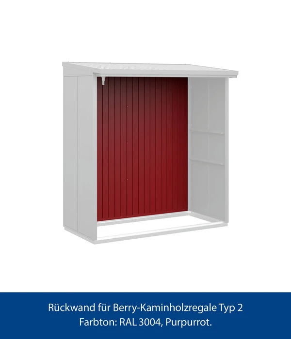 Hörmann Rückwand Für Berry-Kaminholzregal Typ 2, Ca. B188/H177,7 Cm 4 Hörmann Rückwand Für Berry-Kaminholzregal Typ 2, Ca. B188/H177,7 Cm – Bild 2