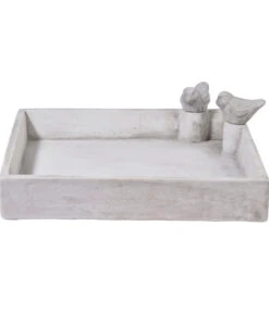 Dobar® Wildlife Vogeltränke Carré, Keramik, Grau, Ca. B29/H5/T29 Cm 14 Dobar® Wildlife Vogeltränke Carré, Keramik, Grau, Ca. B29/H5/T29 Cm -Eleganter Garten 6689210 WE DE 001 DobarWVEdleVogeltraenkeCarre