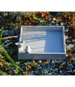 Dobar® Wildlife Vogeltränke Carré, Keramik, Grau, Ca. B29/H5/T29 Cm 13 Dobar® Wildlife Vogeltränke Carré, Keramik, Grau, Ca. B29/H5/T29 Cm -Eleganter Garten 6689210 WE MO 003 DobarWVEdleVogeltraenkeCarre