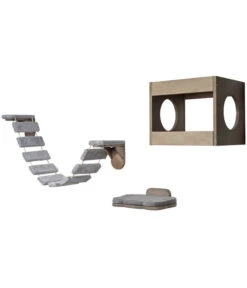 Dobar Petlife Katzenmöbelset, Inkl. Leiter, Höhle Und Liegefläche -Eleganter Garten 6689731 WE DE 008 DobarKatzenmoebelSetLeiterHoehleLiegeplatz