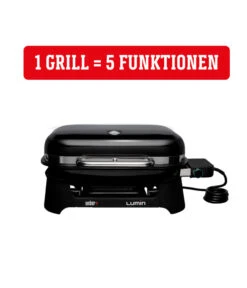 Weber Elektrogrill Lumin, Ca. B66/H30,5/T48,5 Cm 25 Weber Elektrogrill Lumin, Ca. B66/H30,5/T48,5 Cm -Eleganter Garten 6691406 WE DE 004 LuminBlack