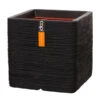 Capi Europe Kunststoff-Topf Rib, Quadratisch 2 Capi Europe Kunststoff-Topf Rib, Quadratisch -Eleganter Garten 6697122 WE FS 001 CapiEuropeKunststoffTopfRibquadratisch