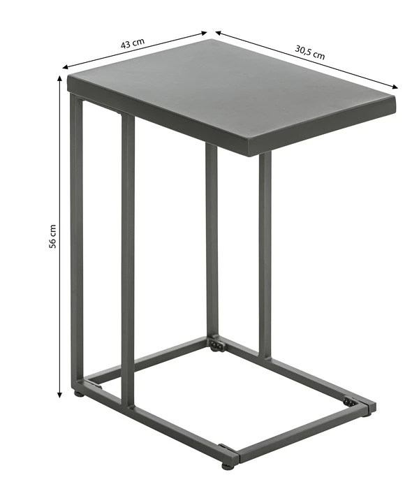 Dehner Beistelltisch Noah, Ca. B43/H56/T30,5 Cm 8 Dehner Beistelltisch Noah, Ca. B43/H56/T30,5 Cm – Bild 6