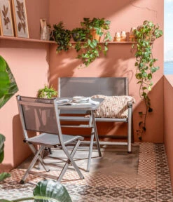 Dehner Klappbank Chicago, 2-Sitzer -Eleganter Garten 6701783 WE MO 001 BalkongruppeChicago