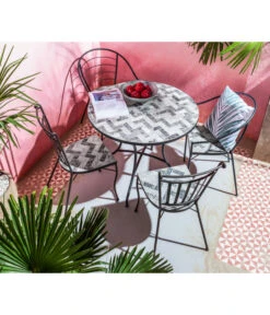 Dehner Mosaikstuhl Letizia -Eleganter Garten 6702211 WE MO 001 DehnerMosaikStuhlLetiziaNeu