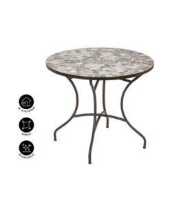 Dehner Mosaiktisch Grazia 12 Dehner Mosaiktisch Grazia -Eleganter Garten 6702328 WE IG 001 MosaiktischGrazia90cmFINAL