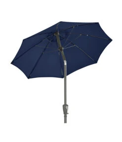 Dehner Sonnenschirm Vido, Rund, Ca. Ø150 Cm -Eleganter Garten 6702997 WE FS 003 SchirmVidoDunkelgrauNeu