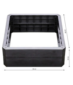 Garantia Hochbeet-System Ergo Quadro Wood -Eleganter Garten 6703144 WE BG 001 GarantiaSteckhochbeet