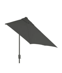 Dehner Balkonschirm Chios, Rechteckig, Ca. B210/T130 Cm -Eleganter Garten 6703243 WE FS 003 BalkonschirmChiosDunkelgrauNeu