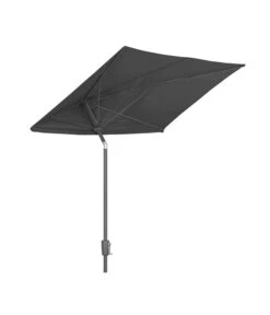 Dehner Balkonschirm Chios, Rechteckig, Ca. B210/T130 Cm -Eleganter Garten 6703243 WE FS 004 BalkonschirmChiosDunkelgrauNeu