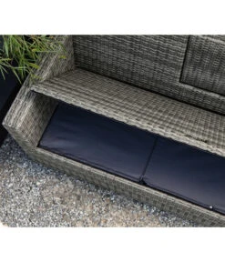 Dehner Flecht-Truhenbank Föhr, 3-Sitzer -Eleganter Garten 6704795 WE DE 002 TruhenbankFoehrNeu