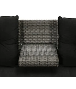 Dehner Flecht-Truhenbank Föhr, 3-Sitzer -Eleganter Garten 6704795 WE DE 004 TruhenbankFoehrNeu