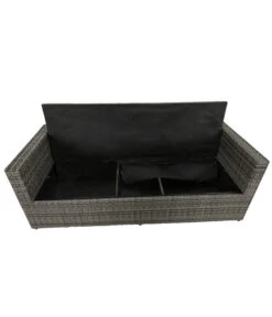 Dehner Flecht-Truhenbank Föhr, 3-Sitzer -Eleganter Garten 6704795 WE FS 004 TruhenbankFoehrNeu